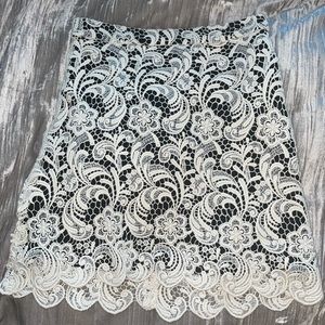 Alice Olivia Lace Overlay Skirt Size 2